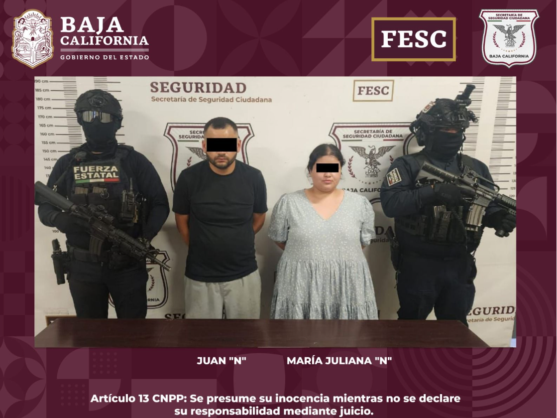 Detienen a 2 personas con orden de aprehensión por homicidio