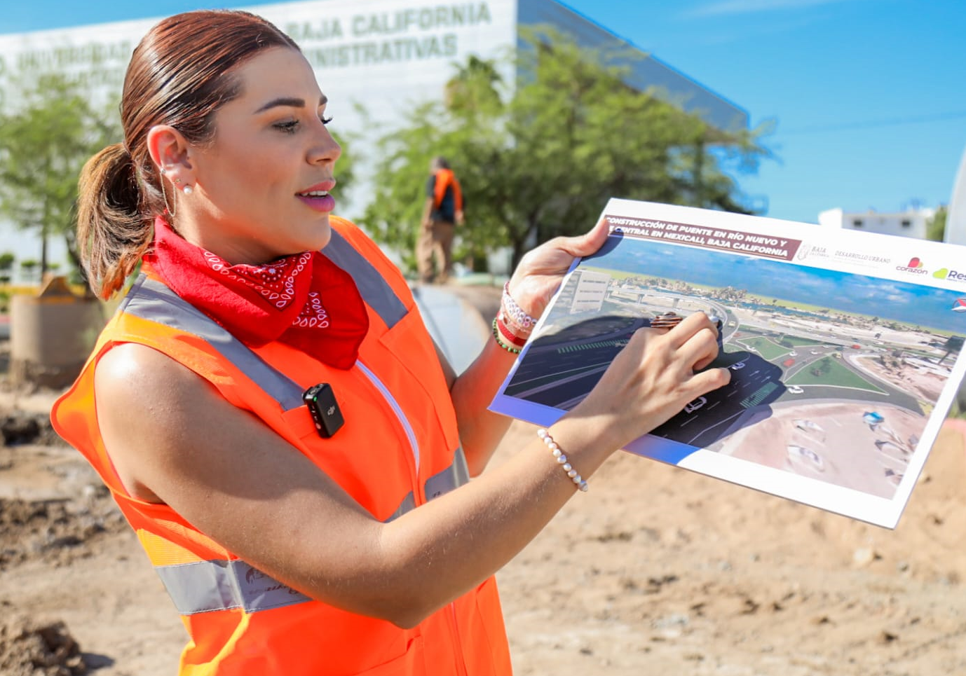 Gobernadora supervisa obra en zonas clave para la movilidad en la región.
