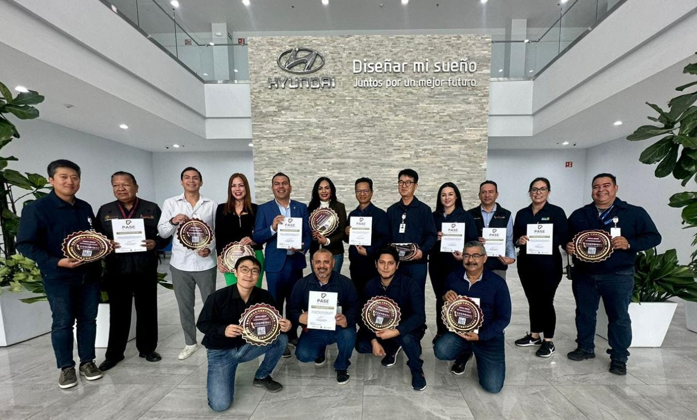 COEPRIS BC Certifica a las cocinas industriales de la empresa Hyundai