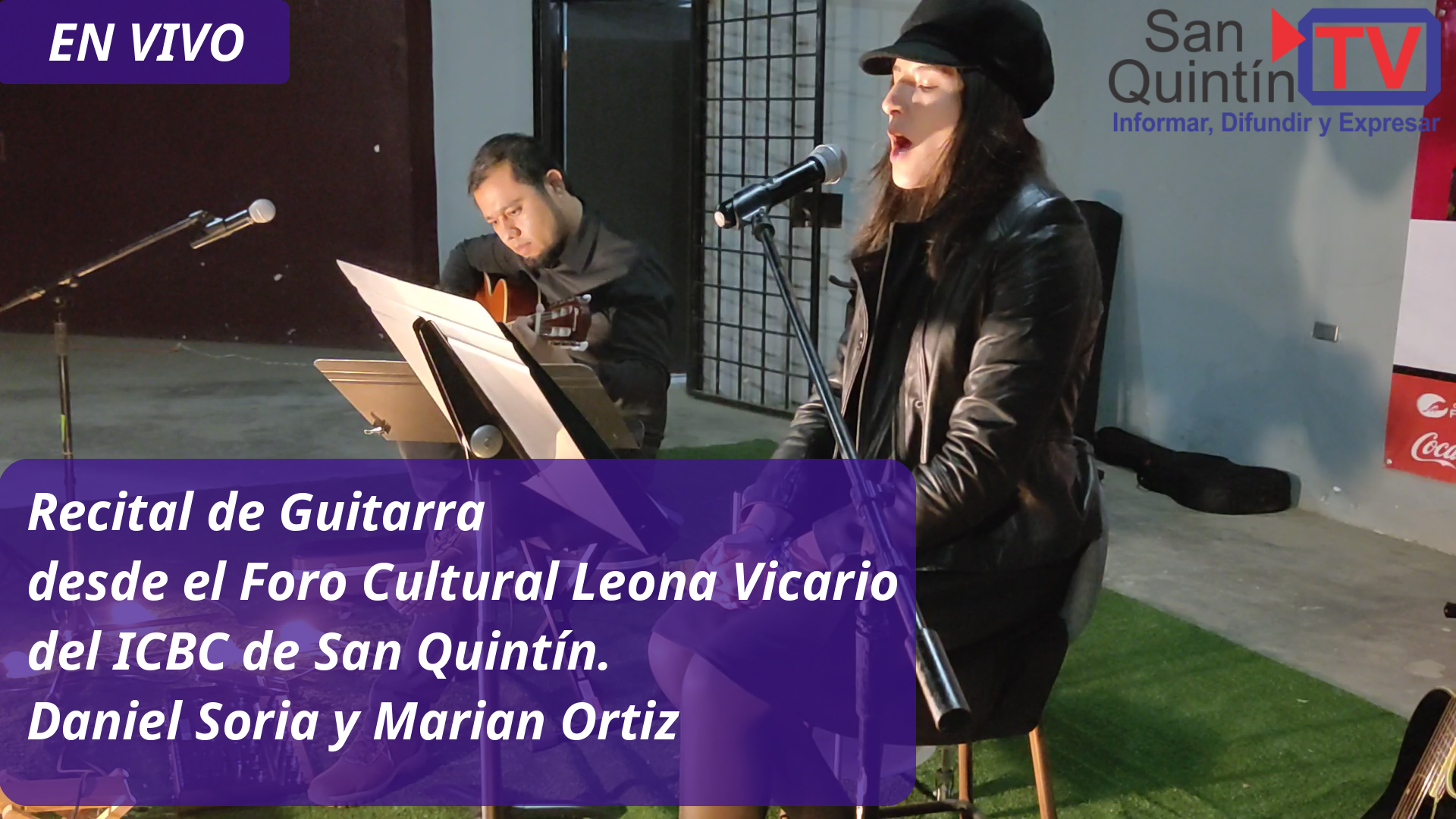Recital de guitarra en VIVO desde el Foro Cultural del ICBC de San Quintín