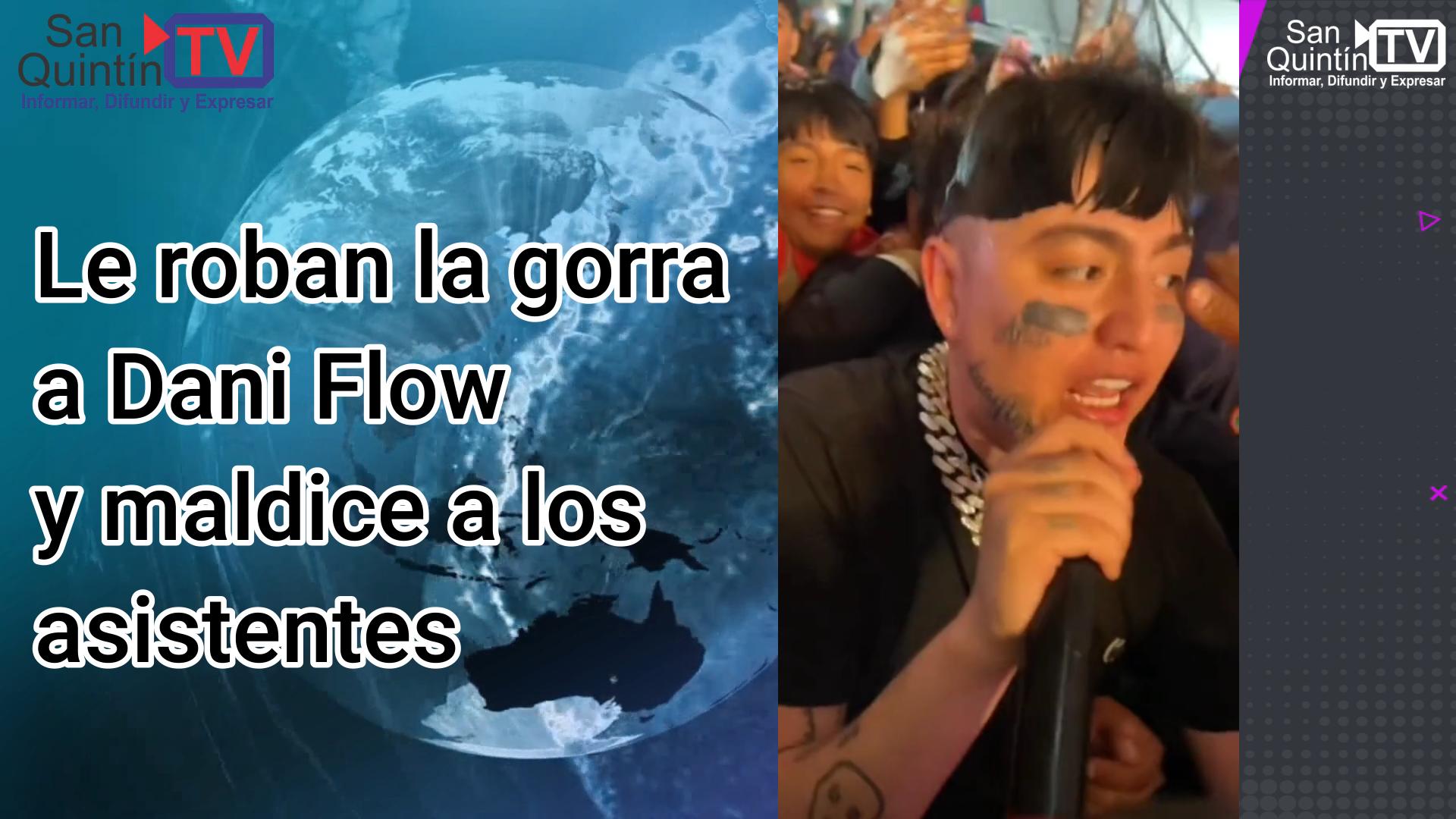 Le roban gorra a Dani Flow y maldice a los fans