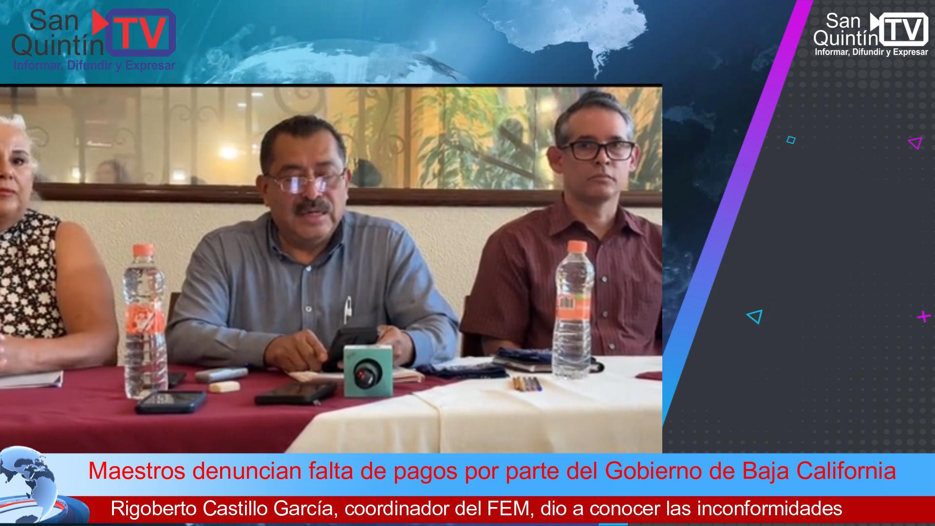 Maestros del FEM, denuncian falta de pago y cumplimiento de compromisos