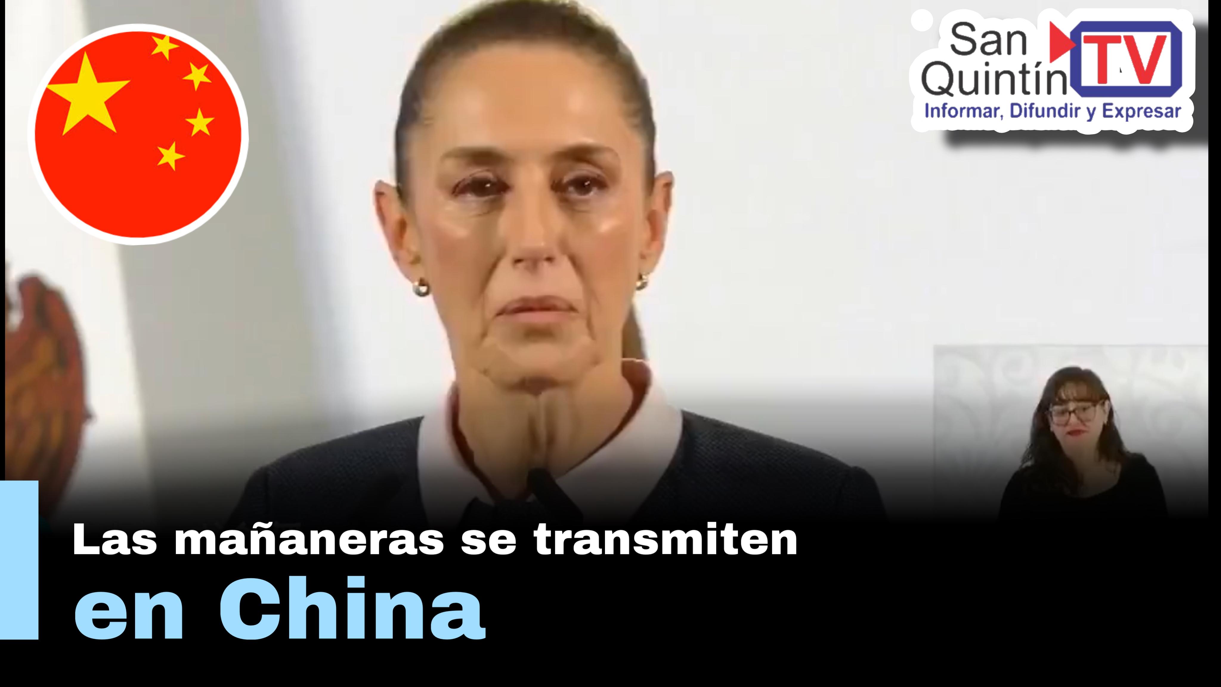 Conferencias de Sheinbaum ahora llegan a China