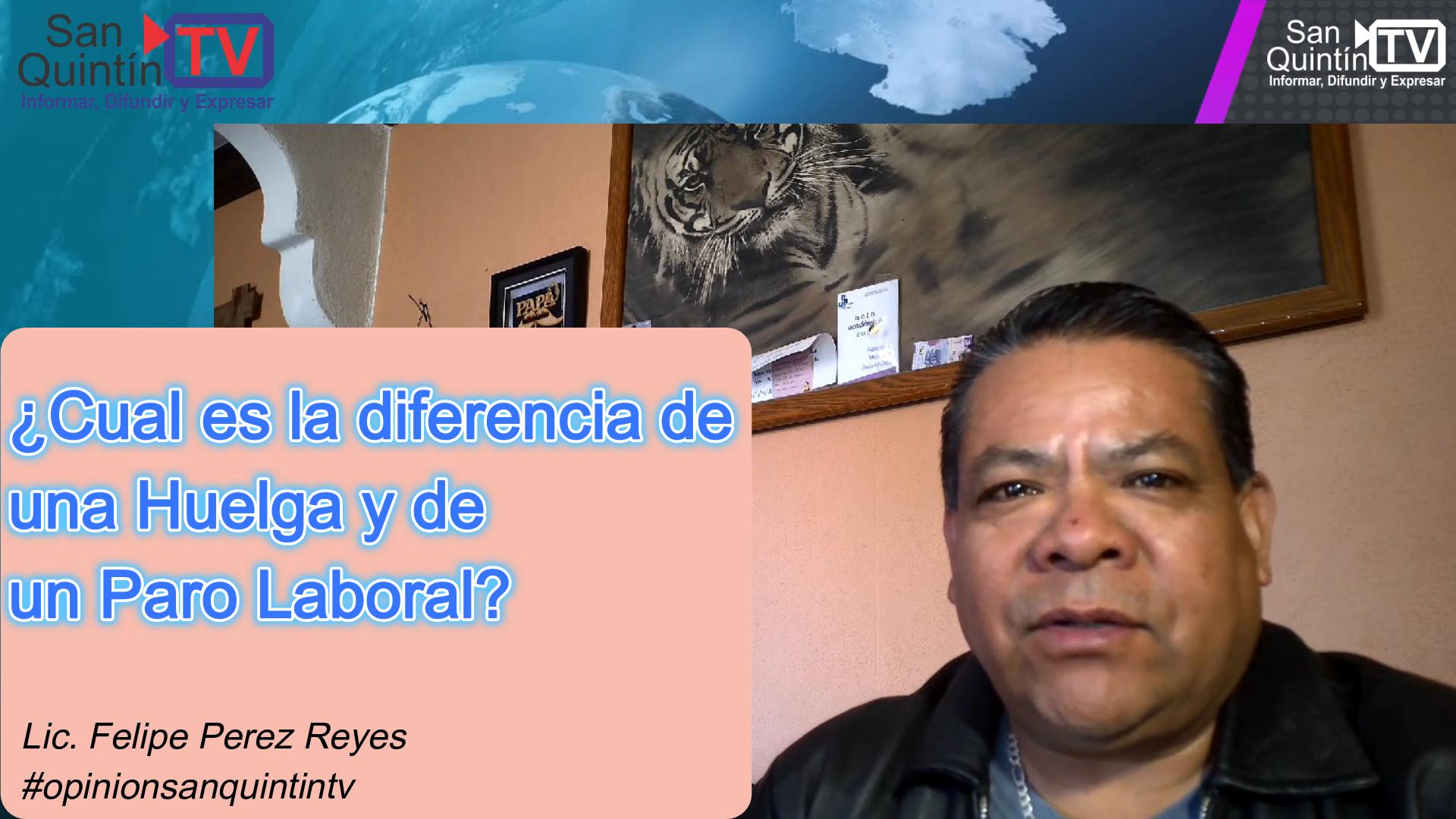 ¿Cúal es la diferencia de una huelga y de un paro laboral?