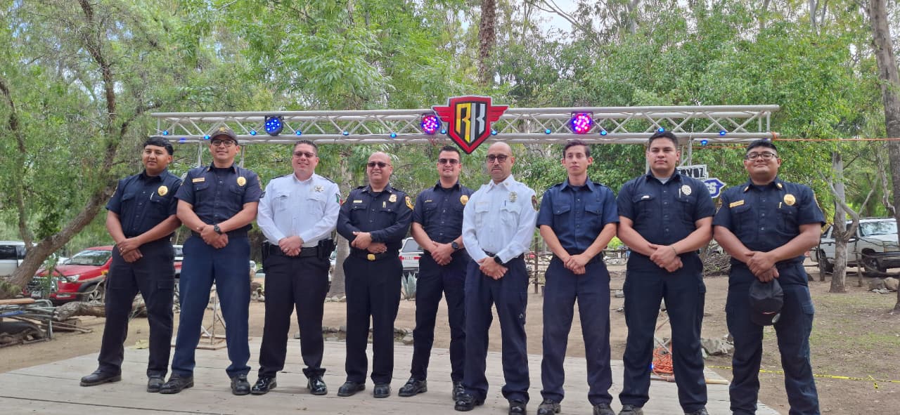 Bomberos de San Quintín se suman a entrenamiento binacional con CAL FIRE para combatir incendios forestales