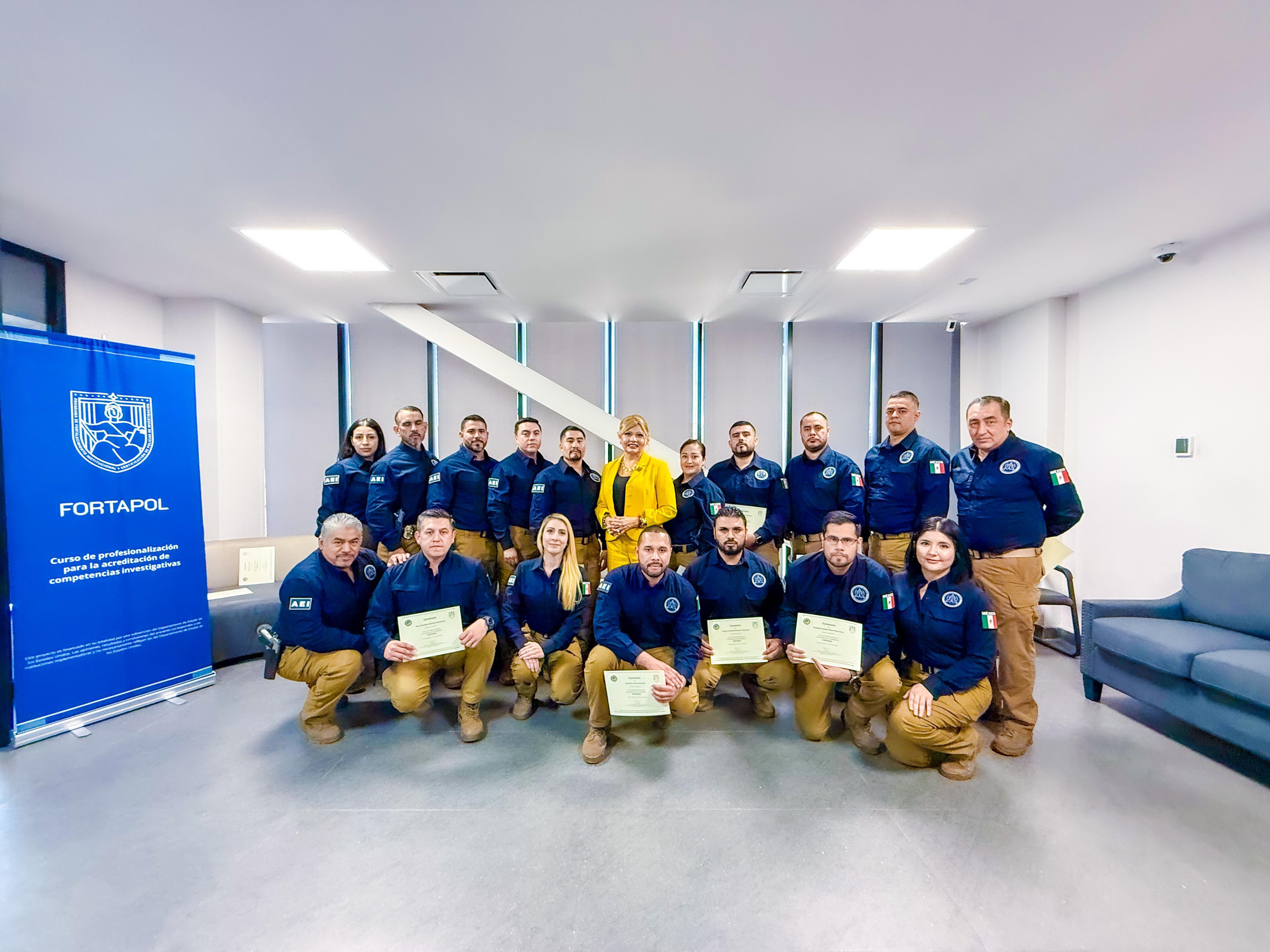 Fortalecen Capacitación Policial con Clausura del Curso FORTAPOL en Tijuana
