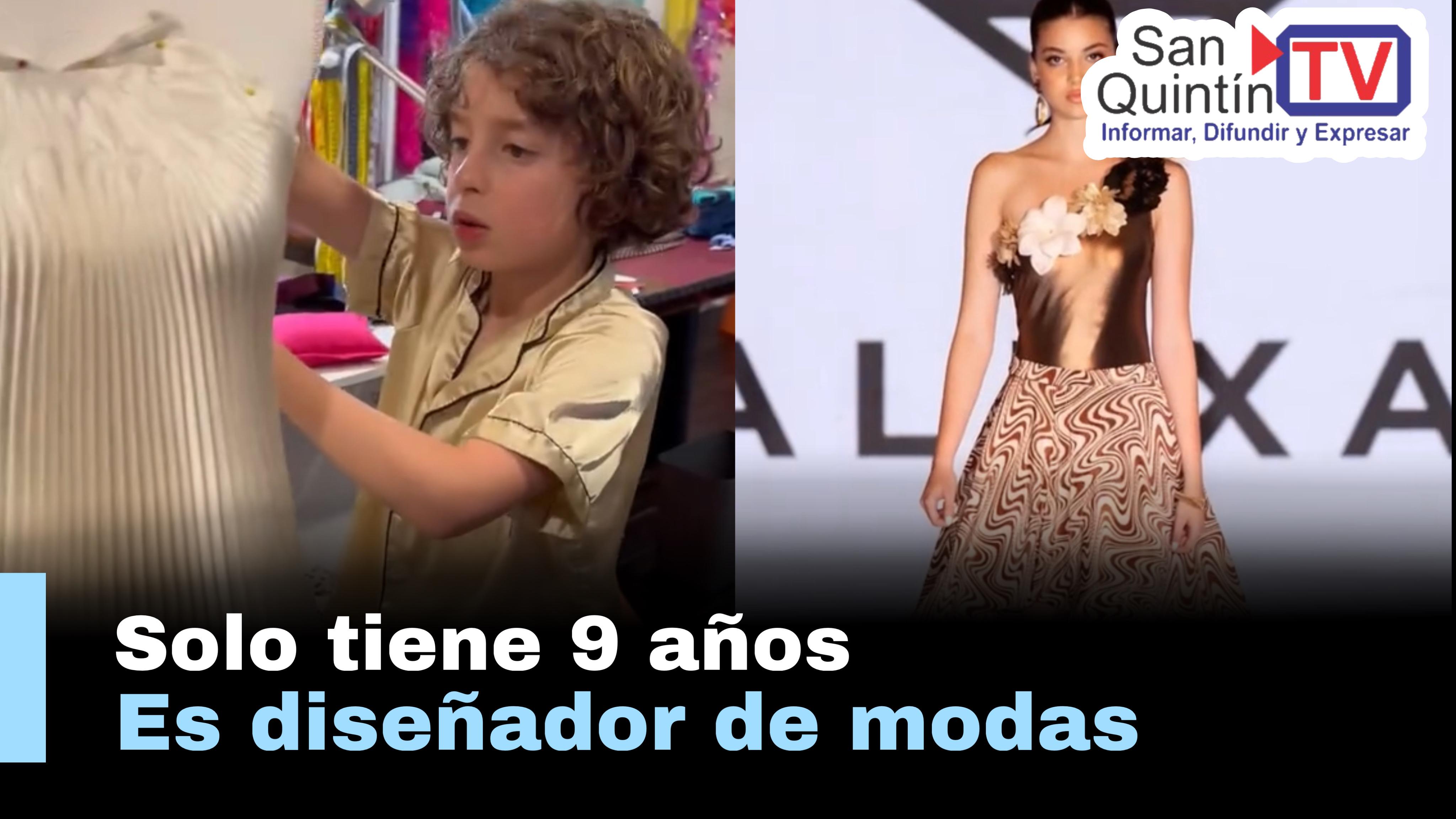Conoce a Max Alexander el niño de 9 años que se convirtió en diseñador de modas