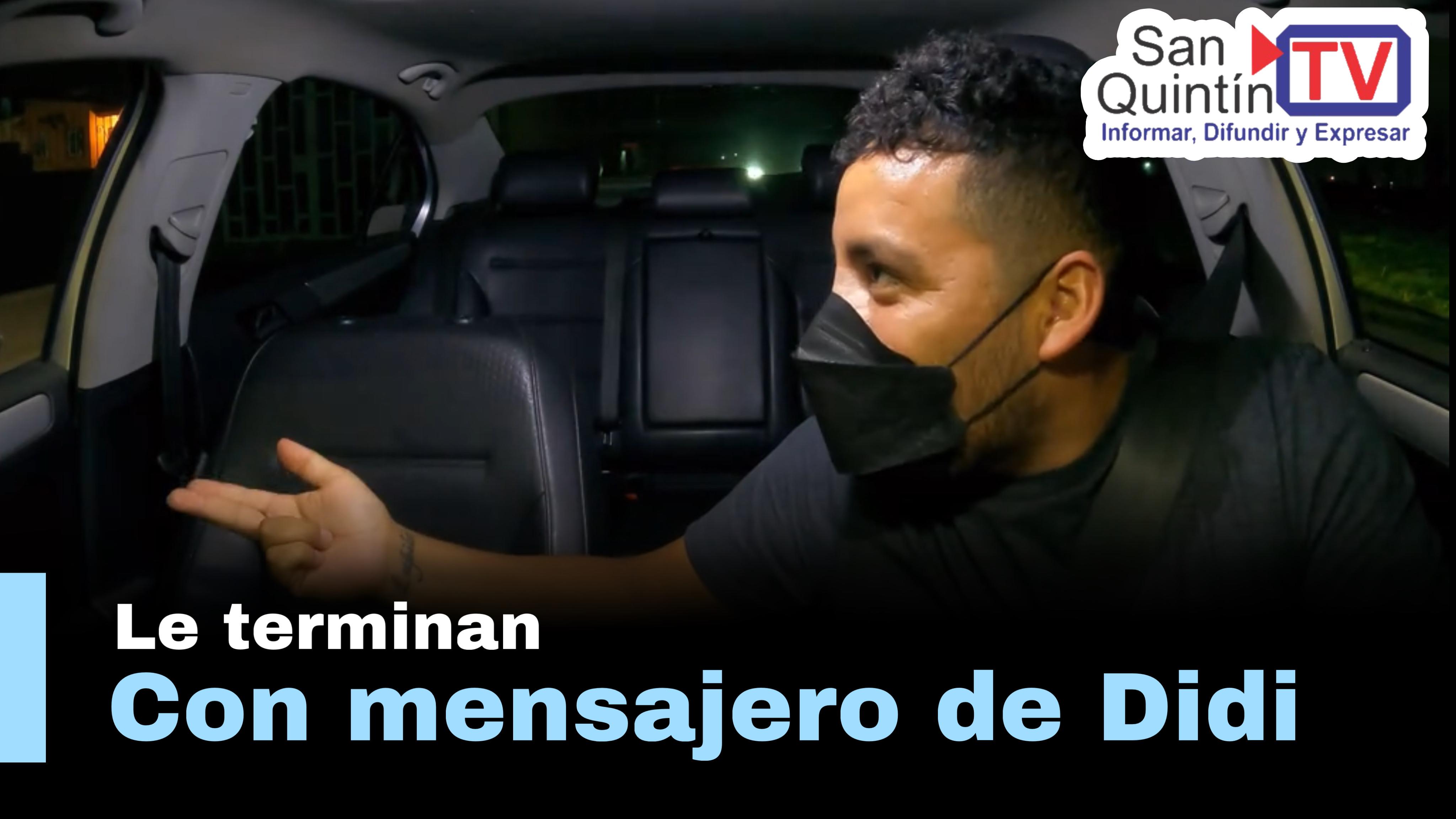 Conductor de Didi entrega mensaje de ruptura amorosa y se vuelve viral