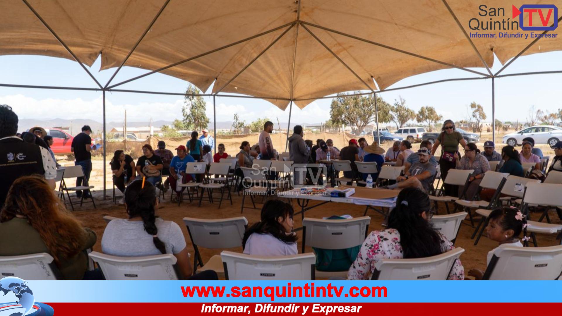 San Quintín impulsa ordenamiento territorial con el taller “Tejiendo Comunidad”