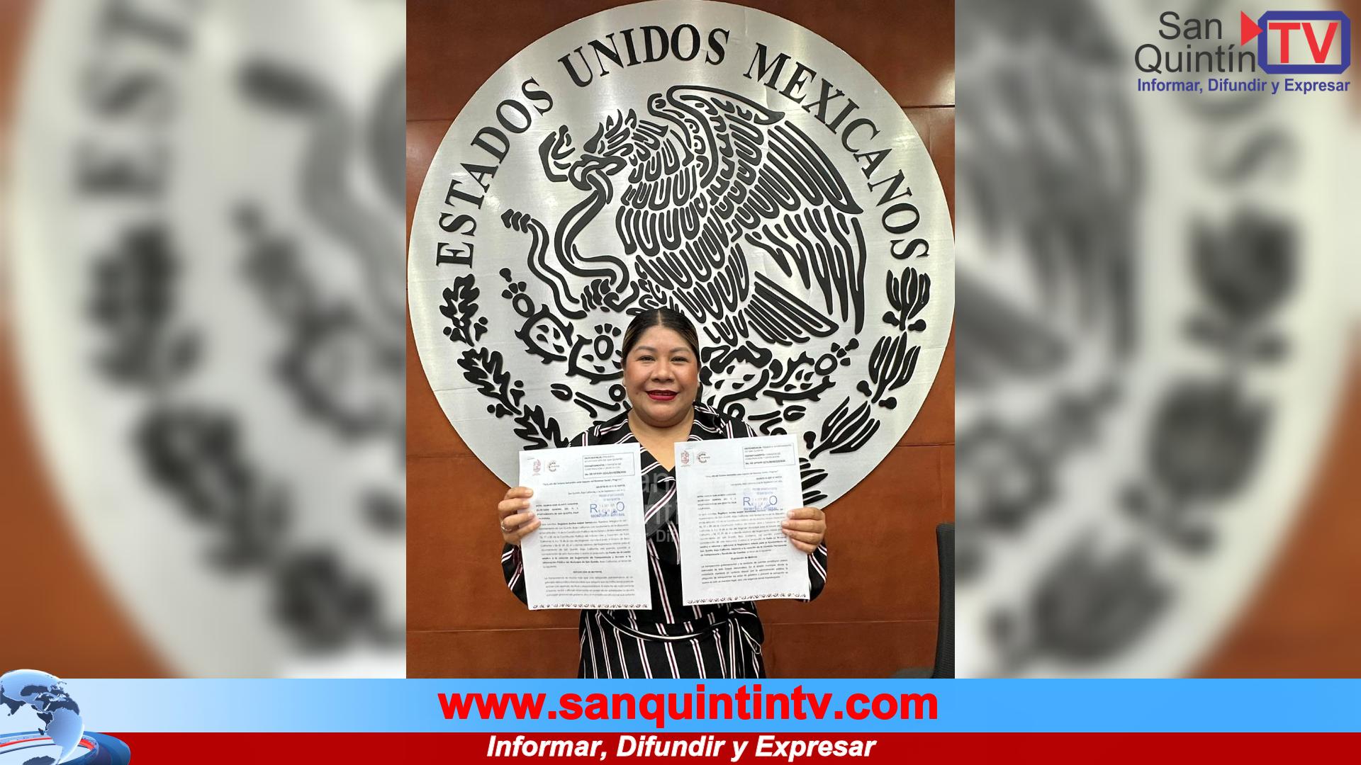 Regidora impulsa comisión y reglamento para garantizar transparencia en San Quintín