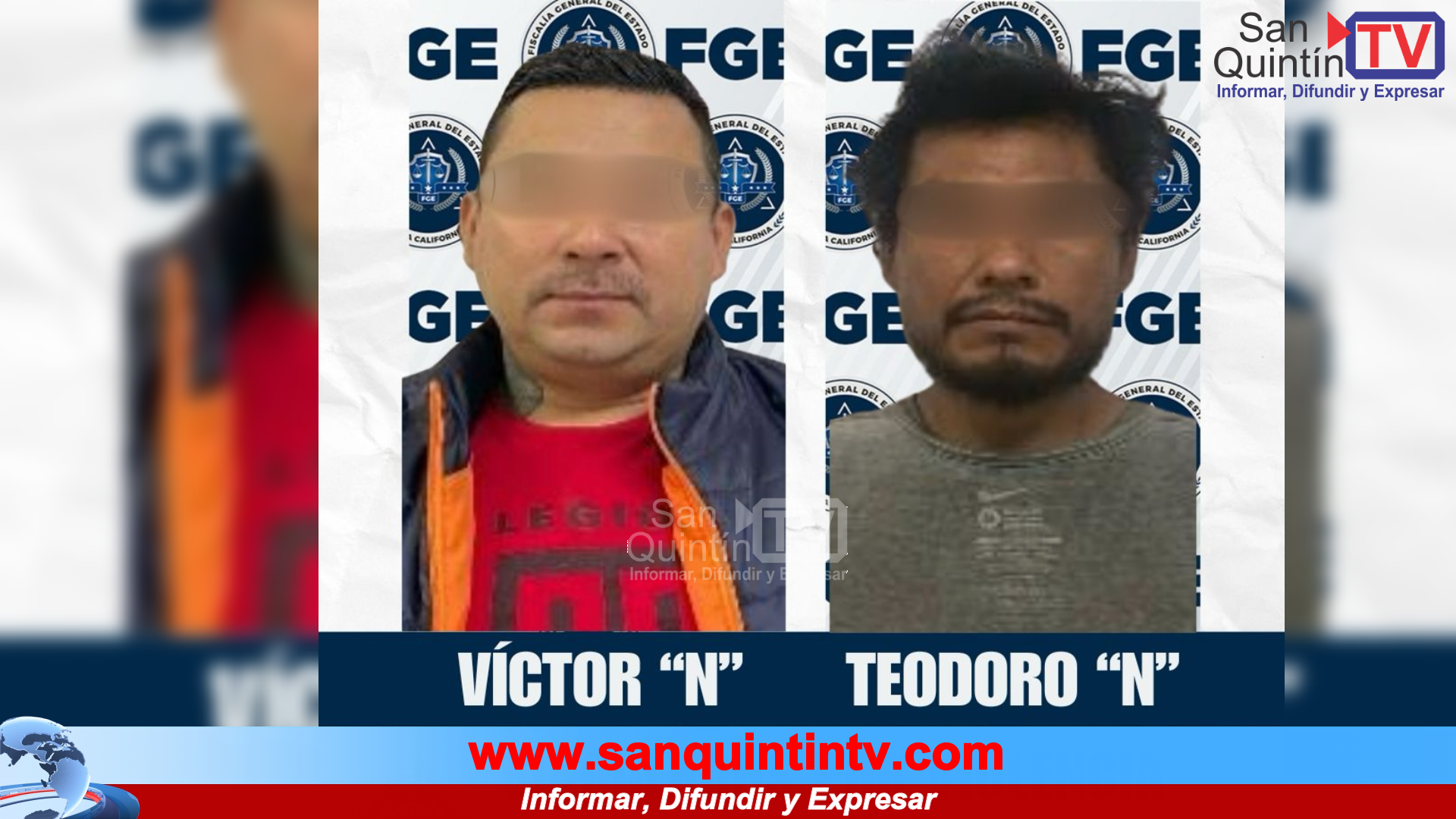 Fiscalía de San Quintín vincula a proceso a dos hombres por violencia familiar