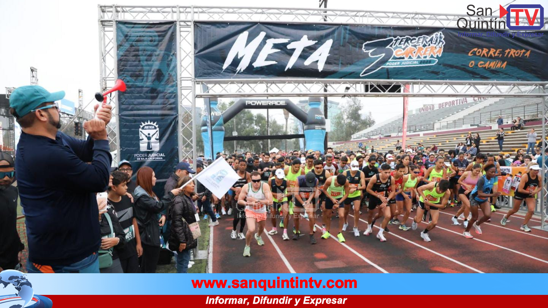 Más de 1,900 corredores participan en la Tercera Carrera Atlética del Poder Judicial