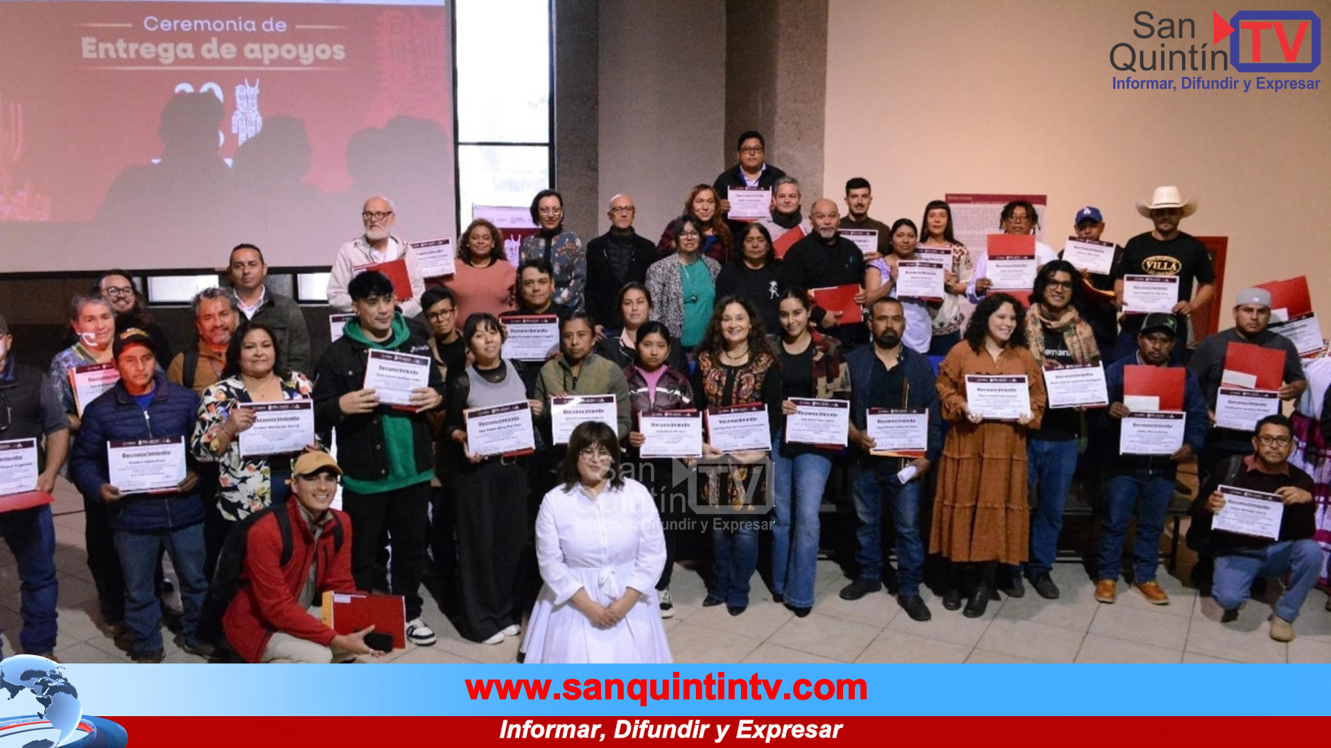 Entregan apoyos del PACMyC 2025 a 44 proyectos culturales en Baja California durante ceremonia en el CEART Ensenada