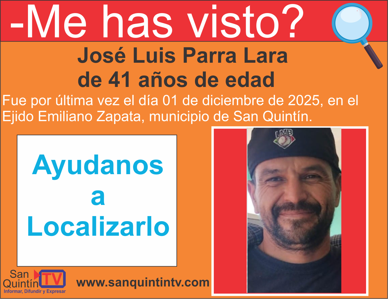 ¿Has visto a José Luis Parra Lara?
