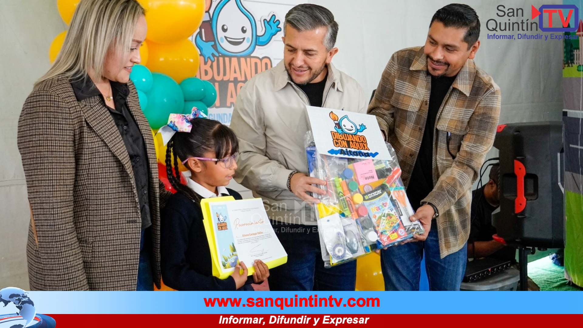 Infancias creativas alzan la voz por el agua: 427 niñas y niños participan en “Dibujando con Aquix”