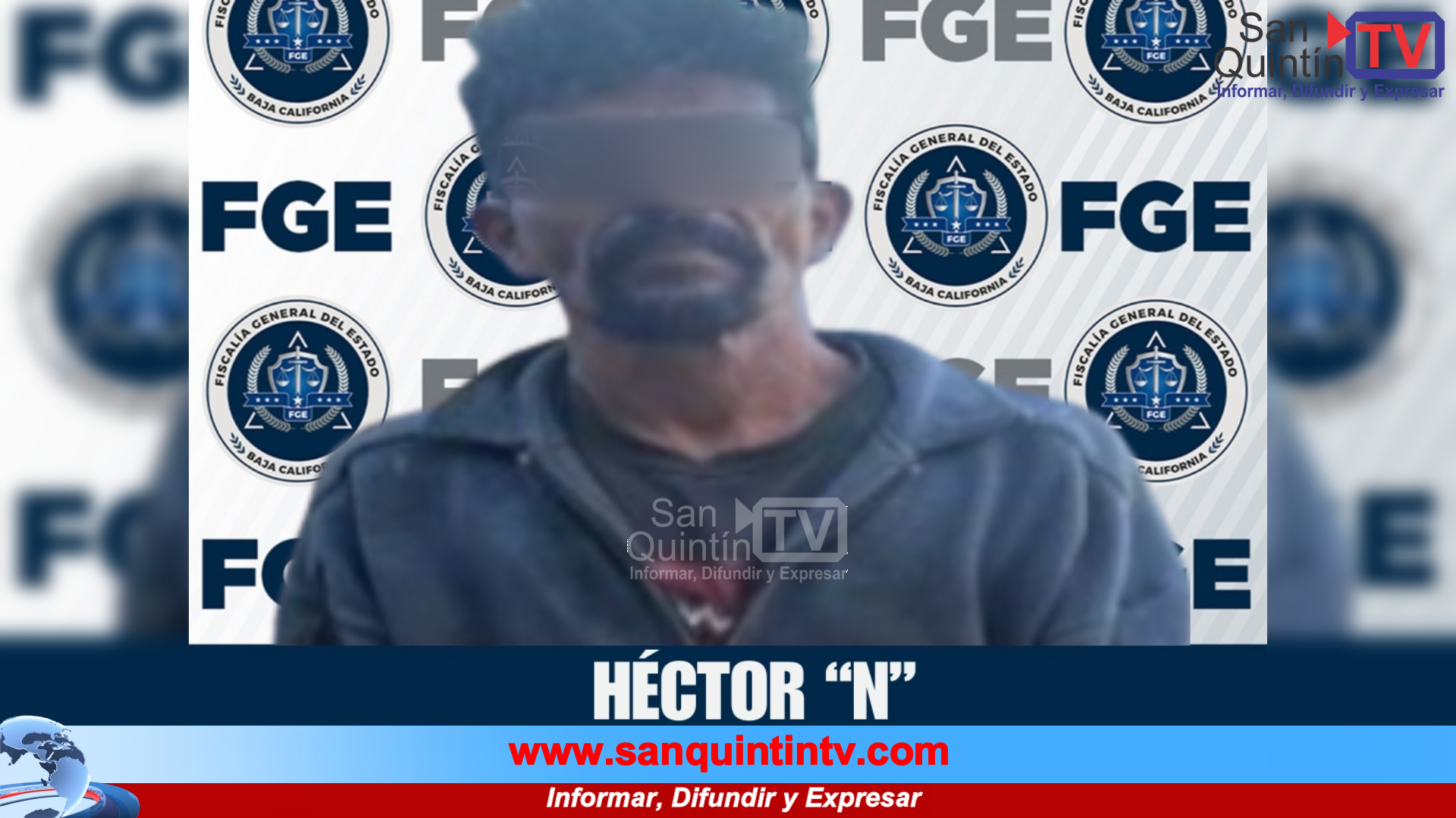 Cae Héctor “N” con dosis de cristal en San Quintín, termina tras las rejas