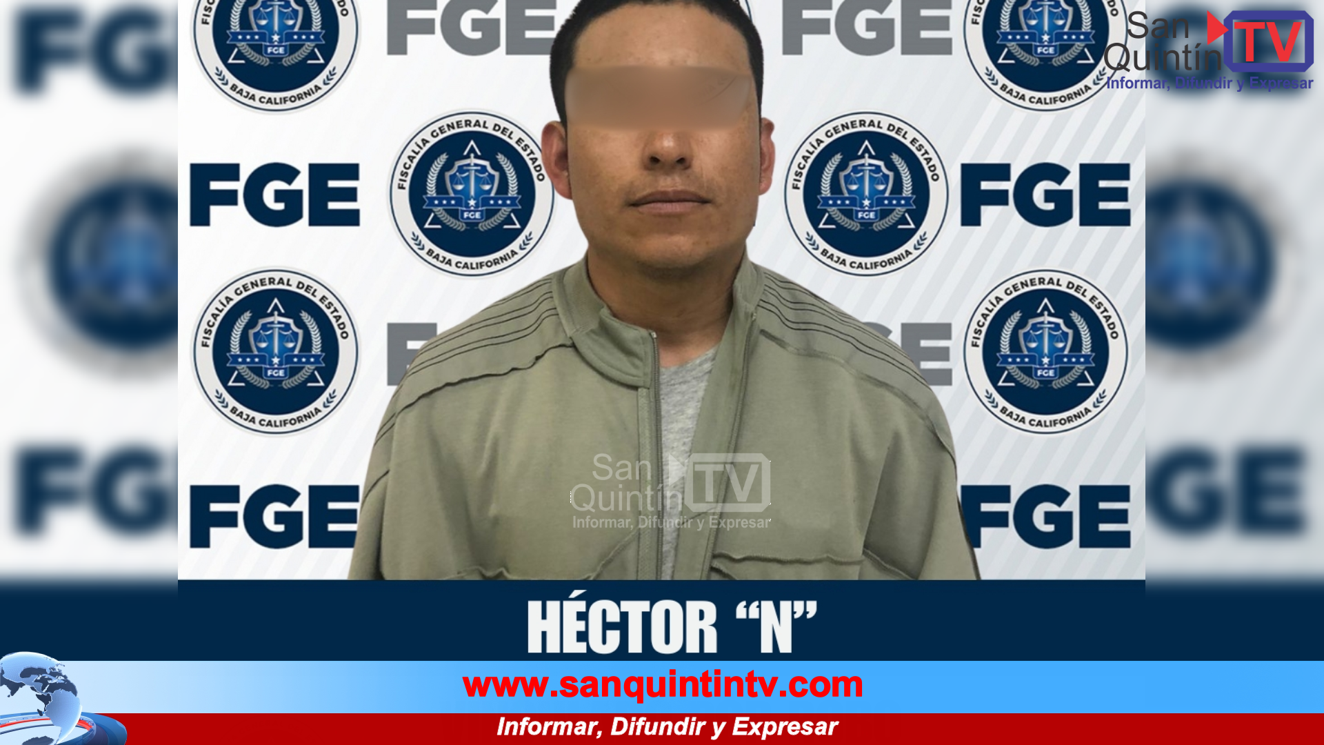 Cae presunto ladrón tras audaz robo nocturno en San Quintín