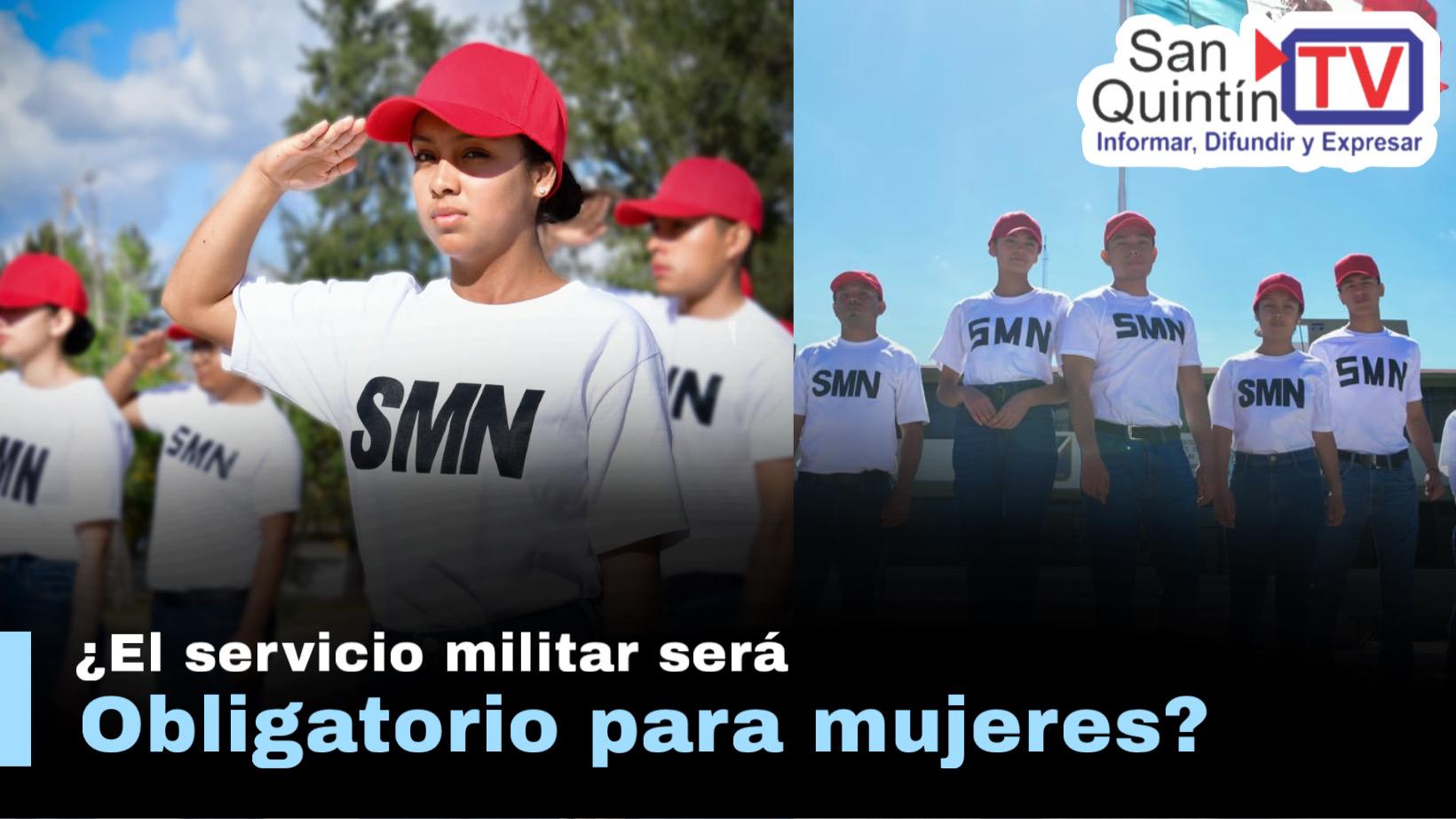 Servicio militar será obligatorio para mujeres en México