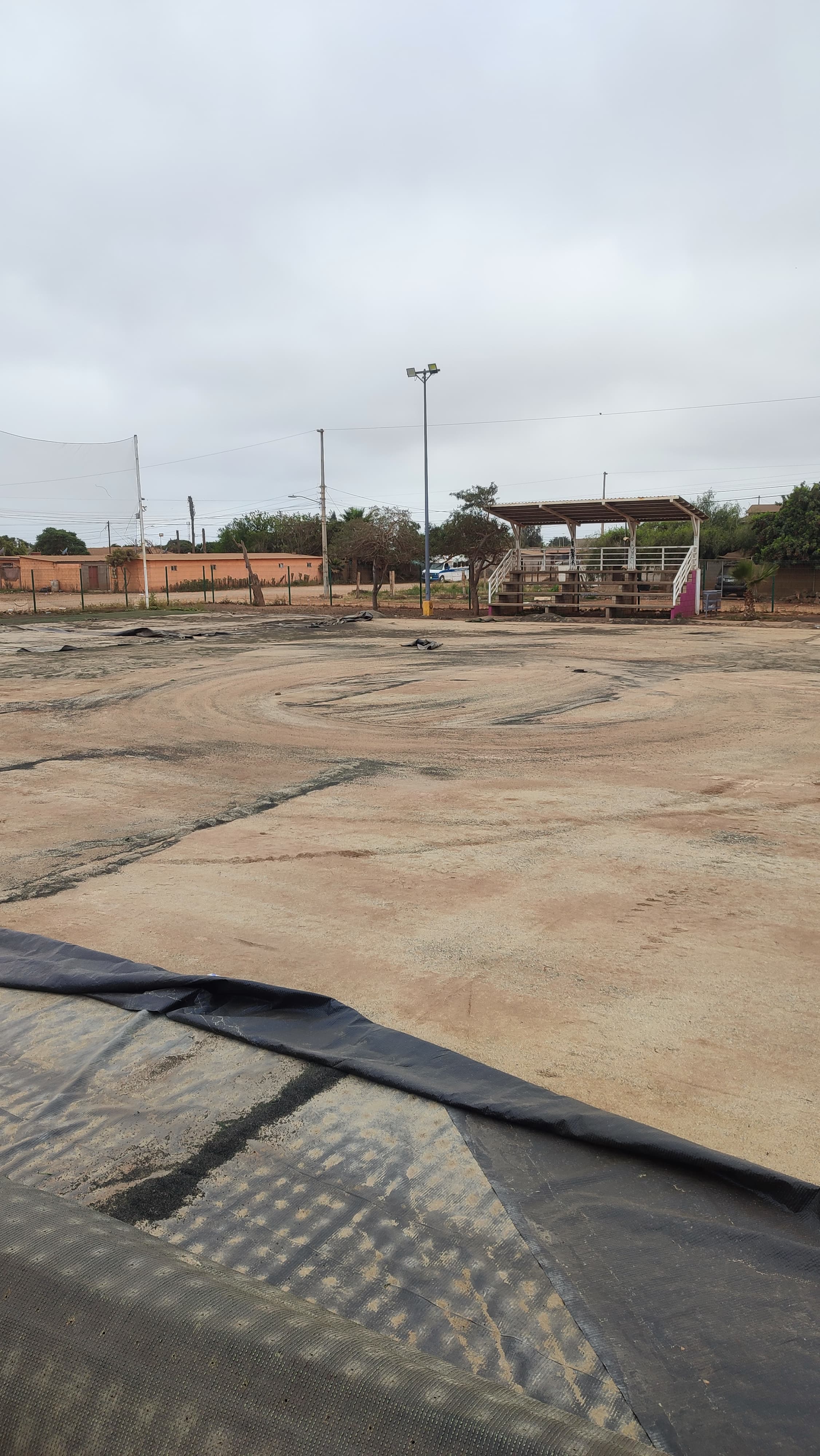 Arranca rehabilitación de cancha en Nueva Era, impulso directo al deporte comunitario