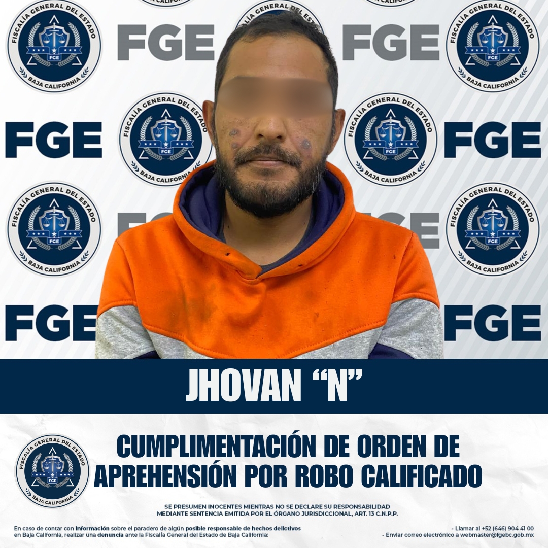 Cae presunto asaltante de comercio en san quintín