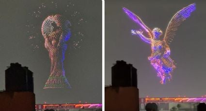 La FIFA ilumina el cielo de la Ciudad de México con espectacular show de drones rumbo al Mundial 2026